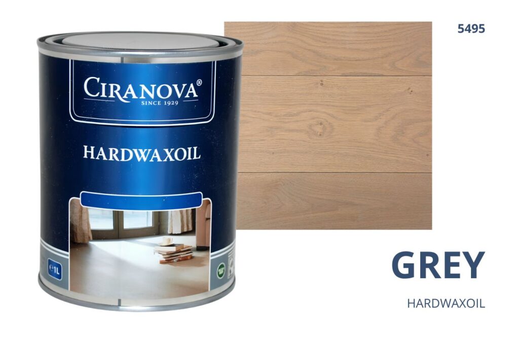 CIRANOVA Hardwaxoil olejowosk wosk twardy olejny do drewna hard wax oil do podłóg GREY 5495 CIRANOVA Hardwaxoil olejowosk wosk twardy olejny do drewna hard wax oil do podłóg GREY 5495