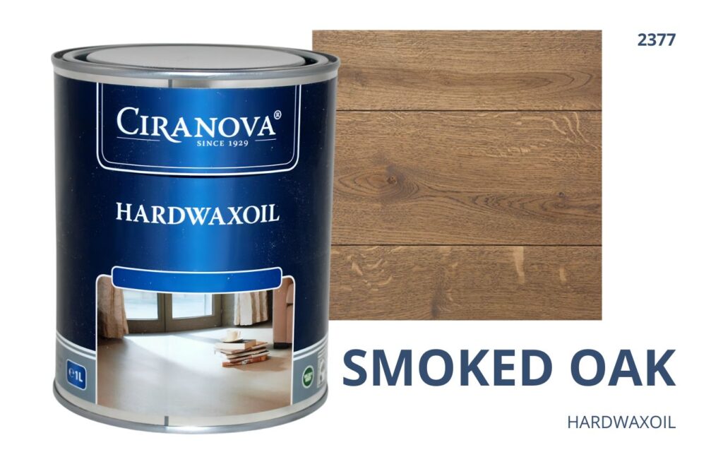 CIRANOVA Hardwaxoil olejowosk wosk twardy olejny do drewna hard wax oil do podłóg SMOKED OAK 2377 CIRANOVA Hardwaxoil olejowosk wosk twardy olejny do drewna hard wax oil do podłóg SMOKED OAK 2377
