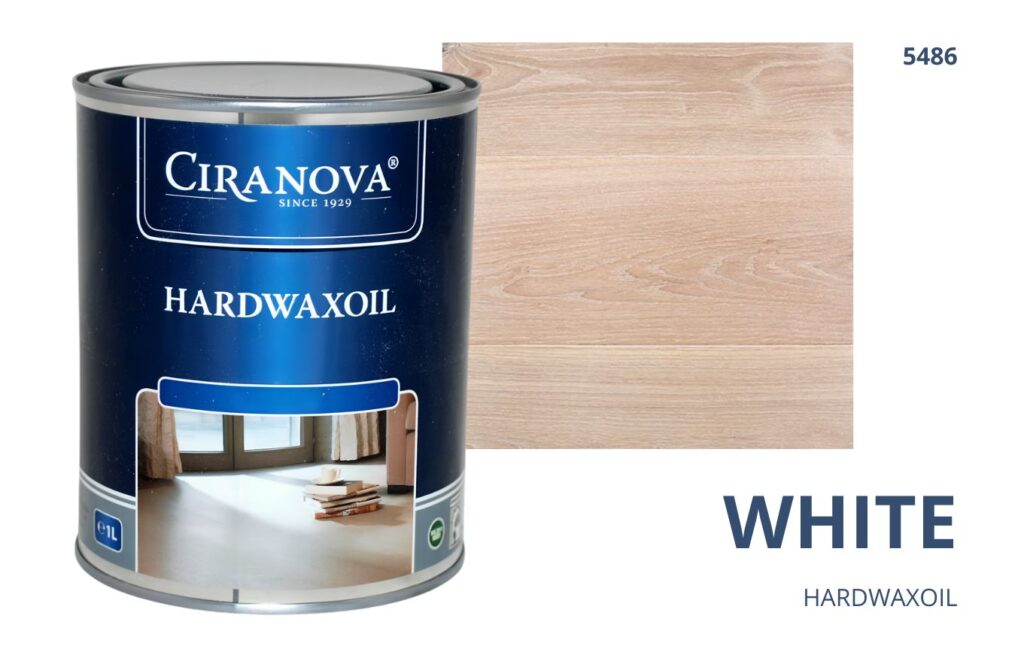 CIRANOVA Hardwaxoil olejowosk wosk twardy olejny do drewna hard wax oil do podłóg WHITE 5486 CIRANOVA Hardwaxoil olejowosk wosk twardy olejny do drewna hard wax oil do podłóg WHITE 5486