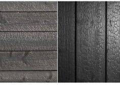 Deski opalane Shou Sugi Ban