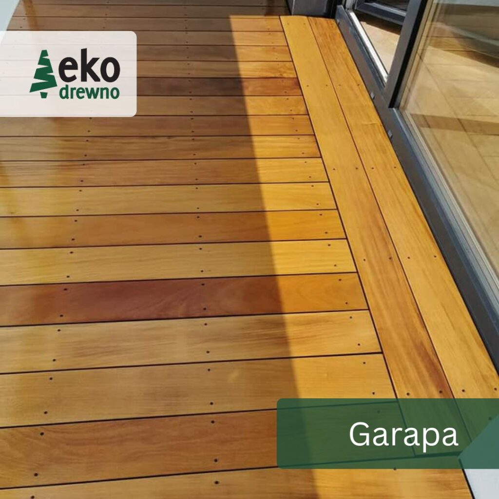 Deska tarasowa drewno egzotyczne GARAPA Ekodrewno (2) Deska tarasowa drewno egzotyczne GARAPA Ekodrewno (2)