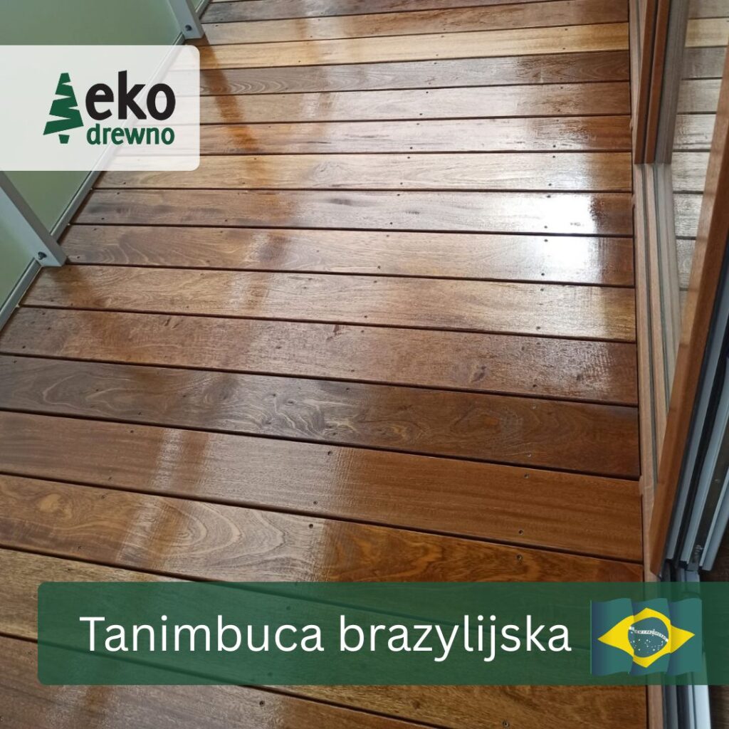 Deska tarasowa - drewno egzotyczne Tanimbuca Brazylijska EKODREWNO Deska tarasowa - drewno egzotyczne Tanimbuca Brazylijska EKODREWNO