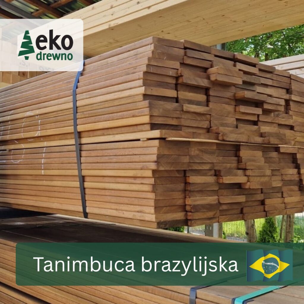Deska tarasowa - drewno egzotyczne Tanimbuca Brazylijska EKODREWNO Deska tarasowa - drewno egzotyczne Tanimbuca Brazylijska EKODREWNO