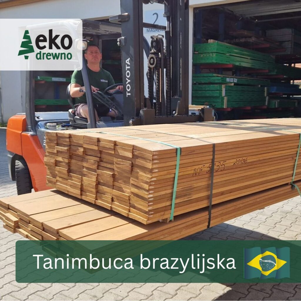 Deska tarasowa - drewno egzotyczne Tanimbuca Brazylijska EKODREWNO Deska tarasowa - drewno egzotyczne Tanimbuca Brazylijska EKODREWNO