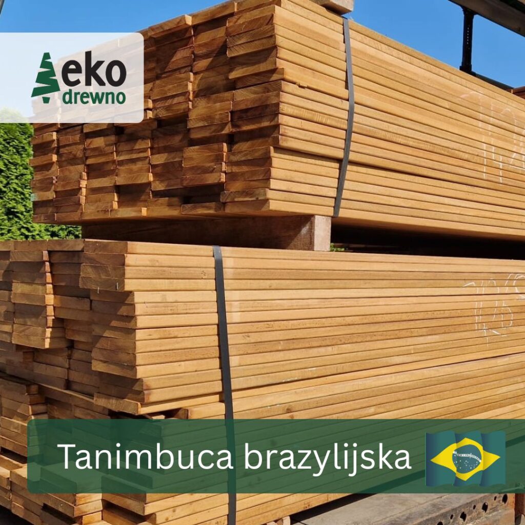 Deska tarasowa - drewno egzotyczne Tanimbuca Brazylijska EKODREWNO Deska tarasowa - drewno egzotyczne Tanimbuca Brazylijska EKODREWNO