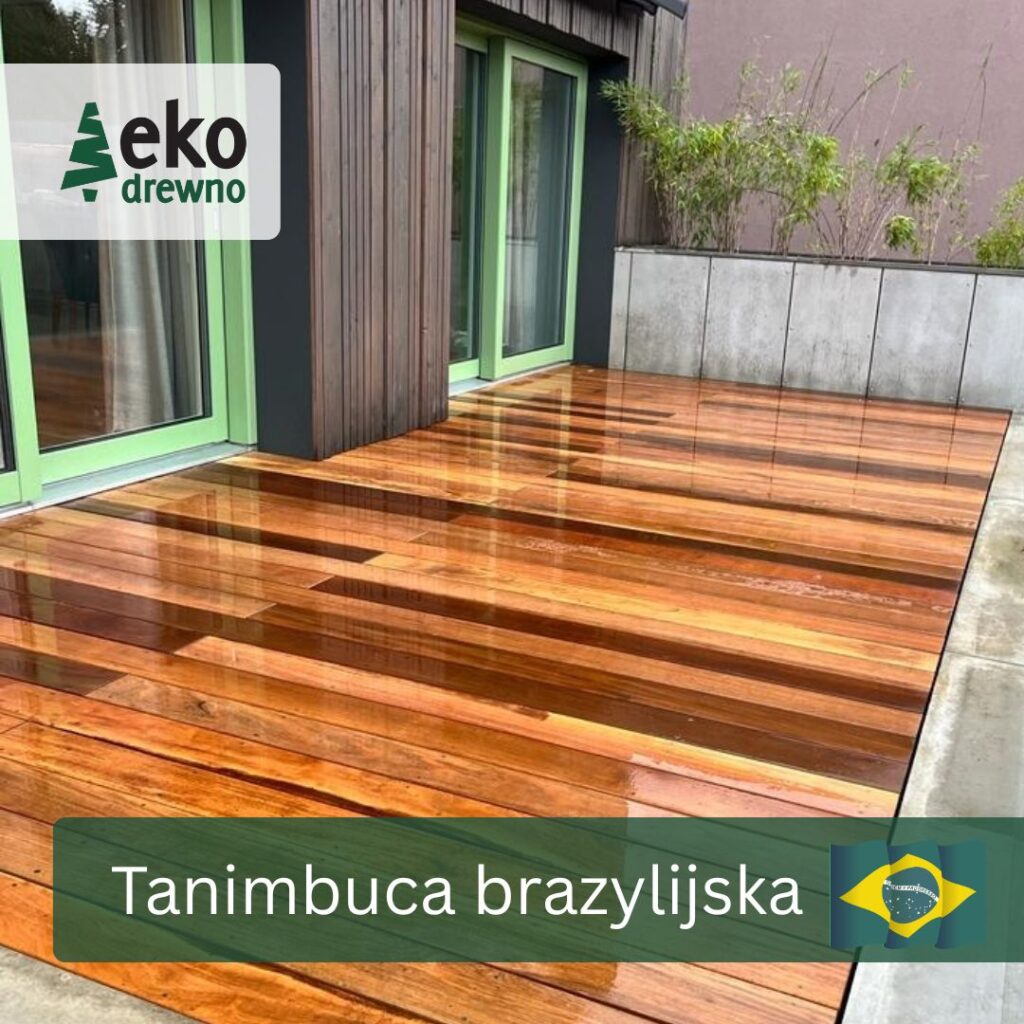 Deska tarasowa - drewno egzotyczne Tanimbuca Brazylijska EKODREWNO Deska tarasowa - drewno egzotyczne Tanimbuca Brazylijska EKODREWNO