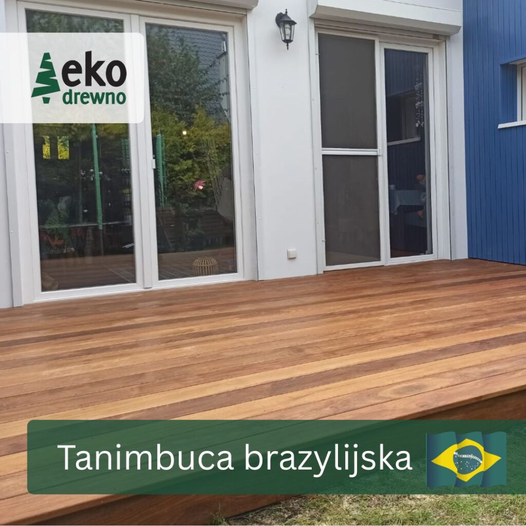 Deska tarasowa - drewno egzotyczne Tanimbuca Brazylijska EKODREWNO Deska tarasowa - drewno egzotyczne Tanimbuca Brazylijska EKODREWNO