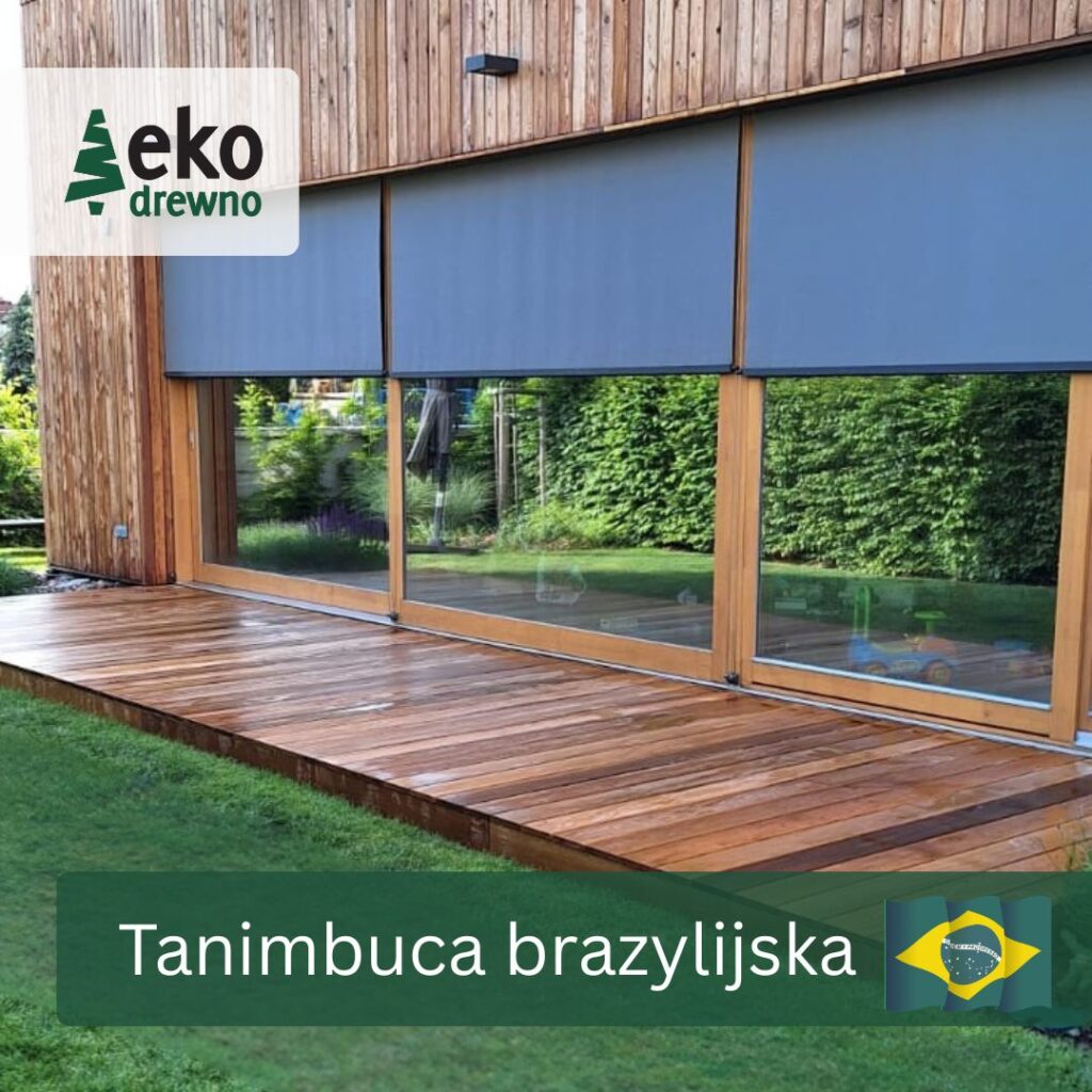 Deska tarasowa - drewno egzotyczne Tanimbuca Brazylijska EKODREWNO Deska tarasowa - drewno egzotyczne Tanimbuca Brazylijska EKODREWNO