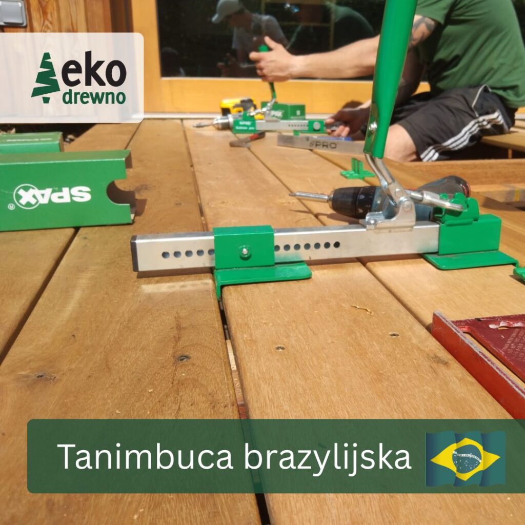 Deska tarasowa - drewno egzotyczne Tanimbuca Brazylijska EKODREWNO Deska tarasowa - drewno egzotyczne Tanimbuca Brazylijska EKODREWNO
