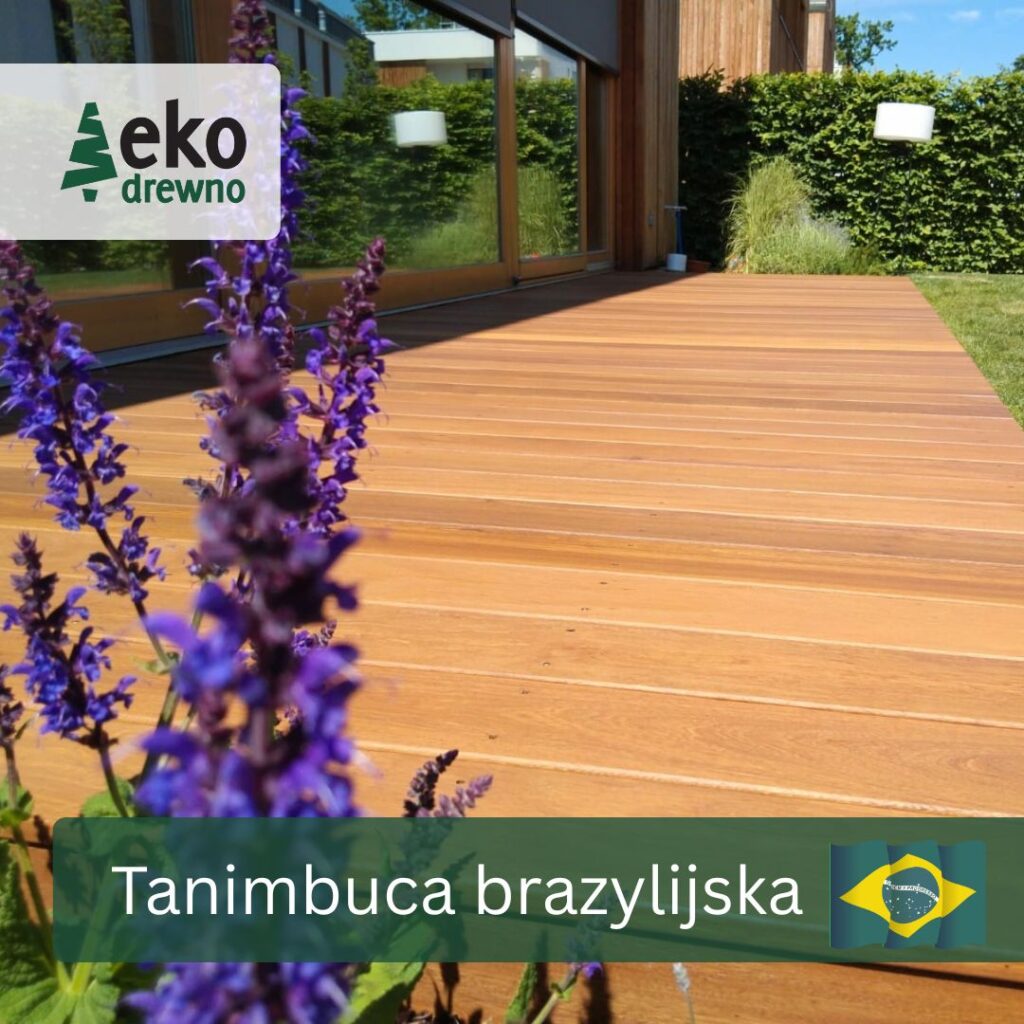 Deska tarasowa - drewno egzotyczne Tanimbuca Brazylijska EKODREWNO Deska tarasowa - drewno egzotyczne Tanimbuca Brazylijska EKODREWNO