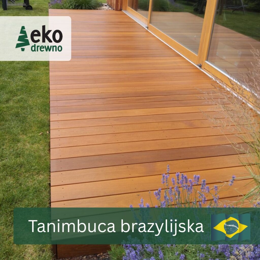 Deska tarasowa - drewno egzotyczne Tanimbuca Brazylijska EKODREWNO Deska tarasowa - drewno egzotyczne Tanimbuca Brazylijska EKODREWNO