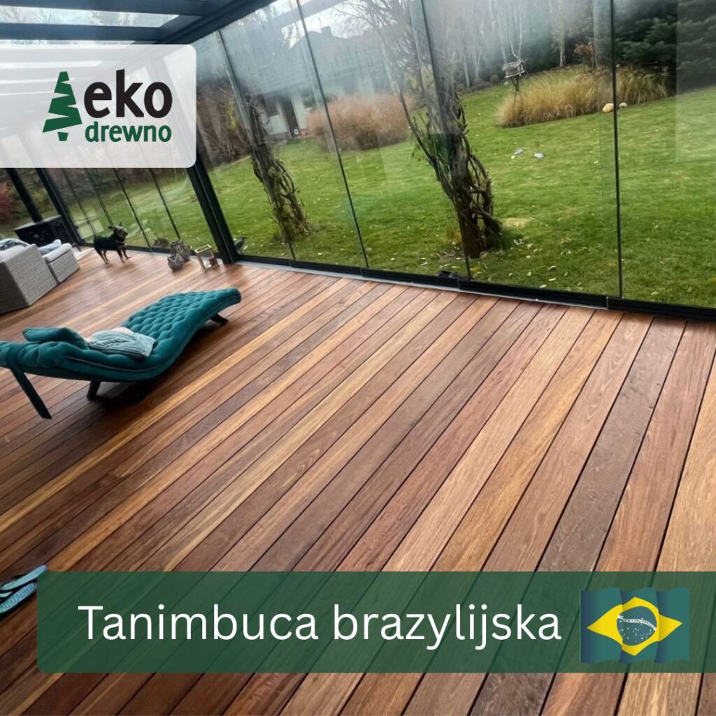 Deska tarasowa - drewno egzotyczne Tanimbuca Brazylijska EKODREWNO Deska tarasowa - drewno egzotyczne Tanimbuca Brazylijska EKODREWNO
