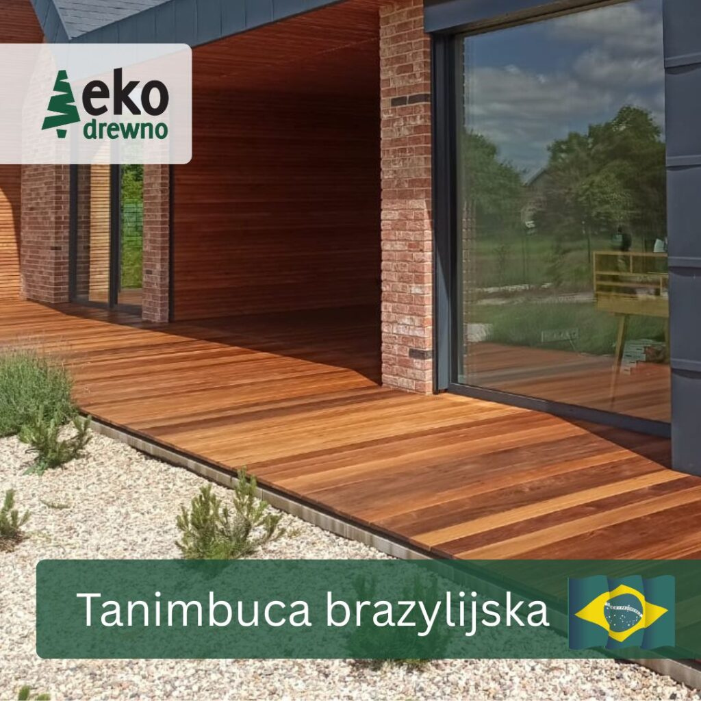 Deska tarasowa - drewno egzotyczne Tanimbuca Brazylijska EKODREWNO Deska tarasowa - drewno egzotyczne Tanimbuca Brazylijska EKODREWNO