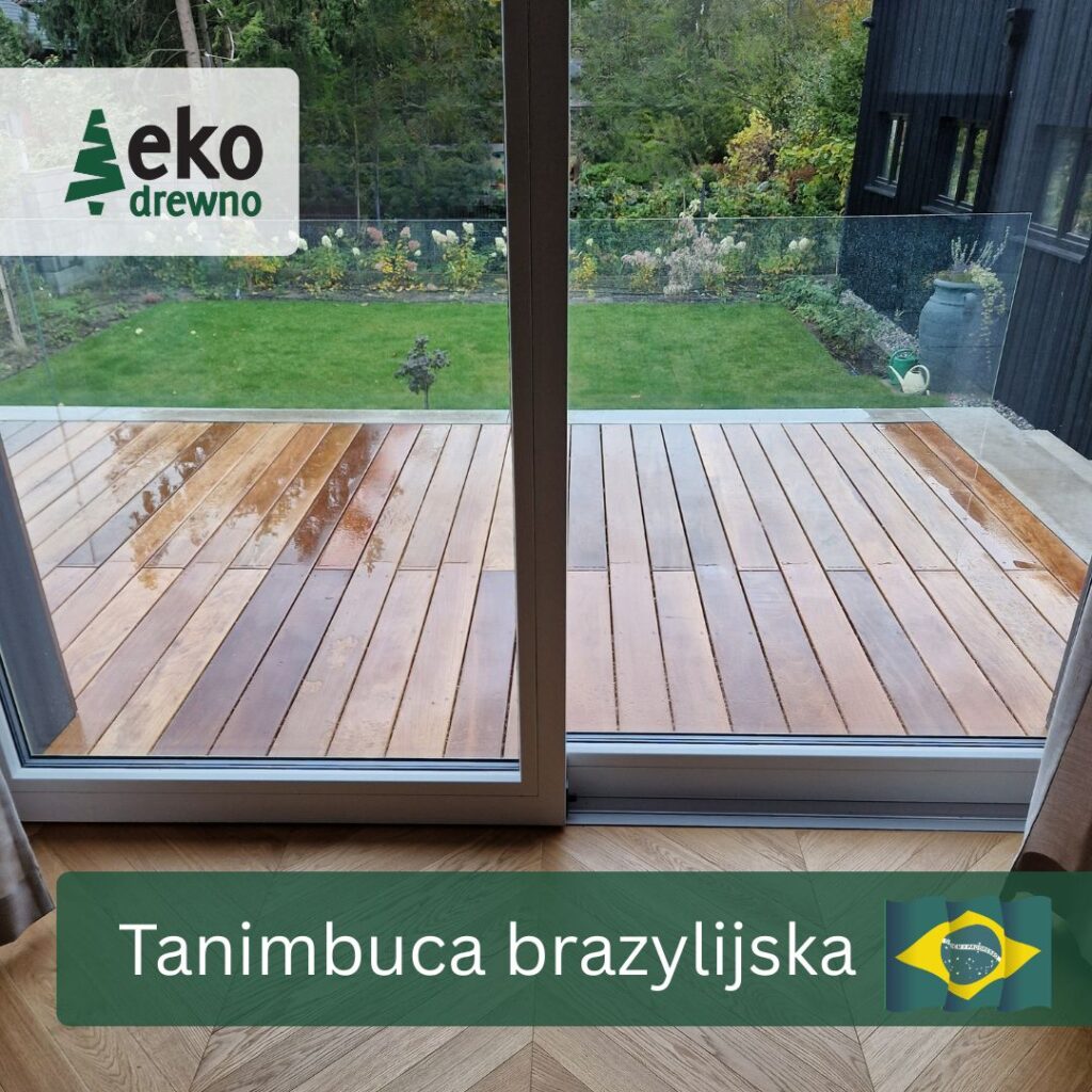 Deska tarasowa - drewno egzotyczne Tanimbuca Brazylijska EKODREWNO Deska tarasowa - drewno egzotyczne Tanimbuca Brazylijska EKODREWNO
