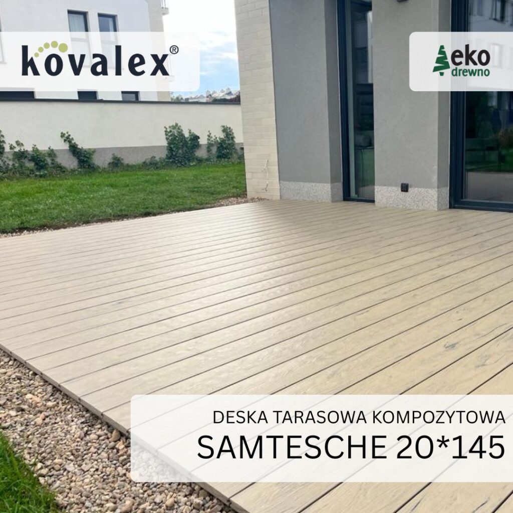 Deska tarasowa kompozytowa KOVALEX 20x145 mm samtesche 9 Deska tarasowa kompozytowa KOVALEX 20x145 mm samtesche 9