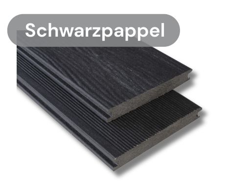 Deska tarasowa kompozytowa lita 20x145 mm KOVALEX kolor SCHWARZPAPPEL Deska tarasowa kompozytowa lita 20x145 mm KOVALEX kolor SCHWARZPAPPEL