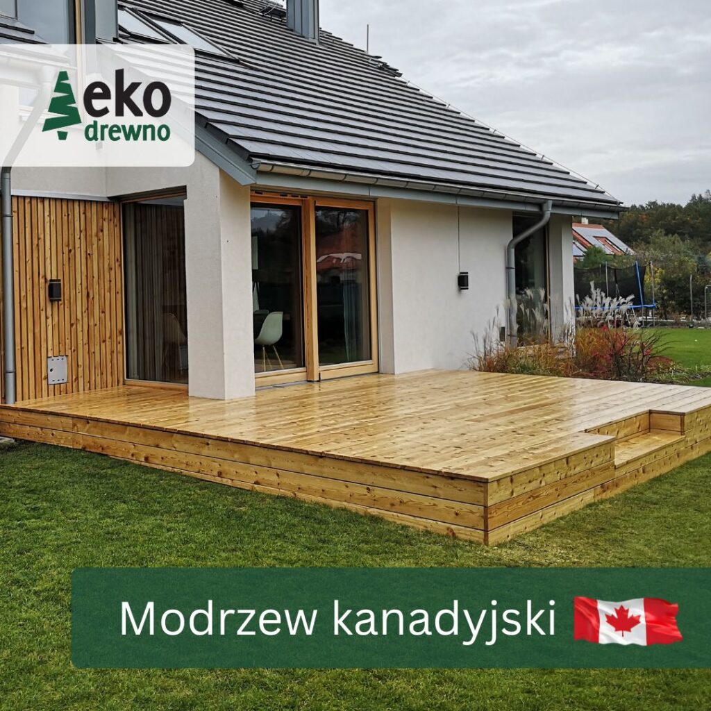 Deska tarasowa modrzew kanadyjski EKODREWNO