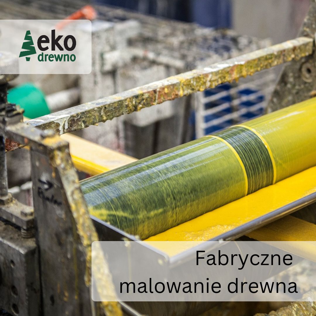 Drewno malowane fabrycznie - przemysłowe malowanie drewna fasadowego. EKODREWNO Wrocław