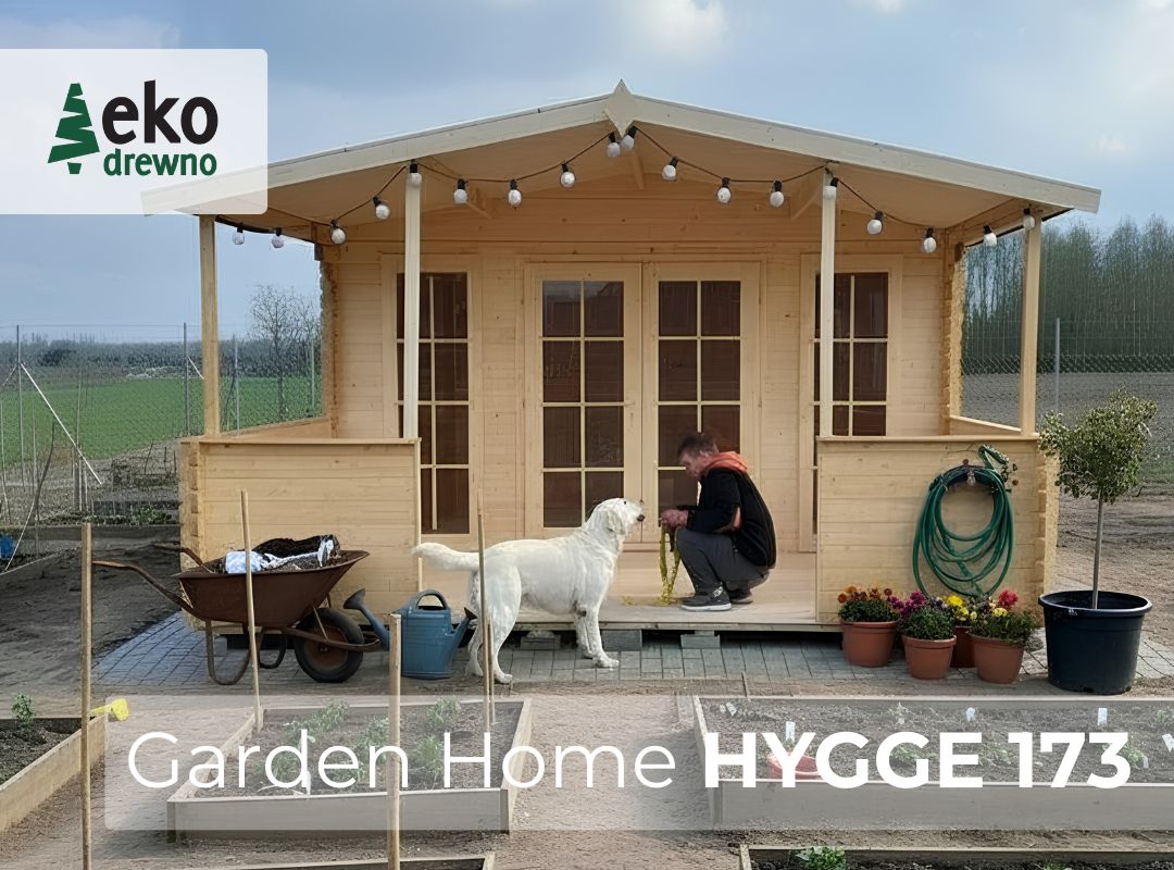Gotowy prefabrykowany domek drewniany z montażem. Garden Home Hygge 173. EKODREWNO Wrocław (13) Gotowy prefabrykowany domek drewniany z montażem. Garden Home Hygge 173. EKODREWNO Wrocław (13)