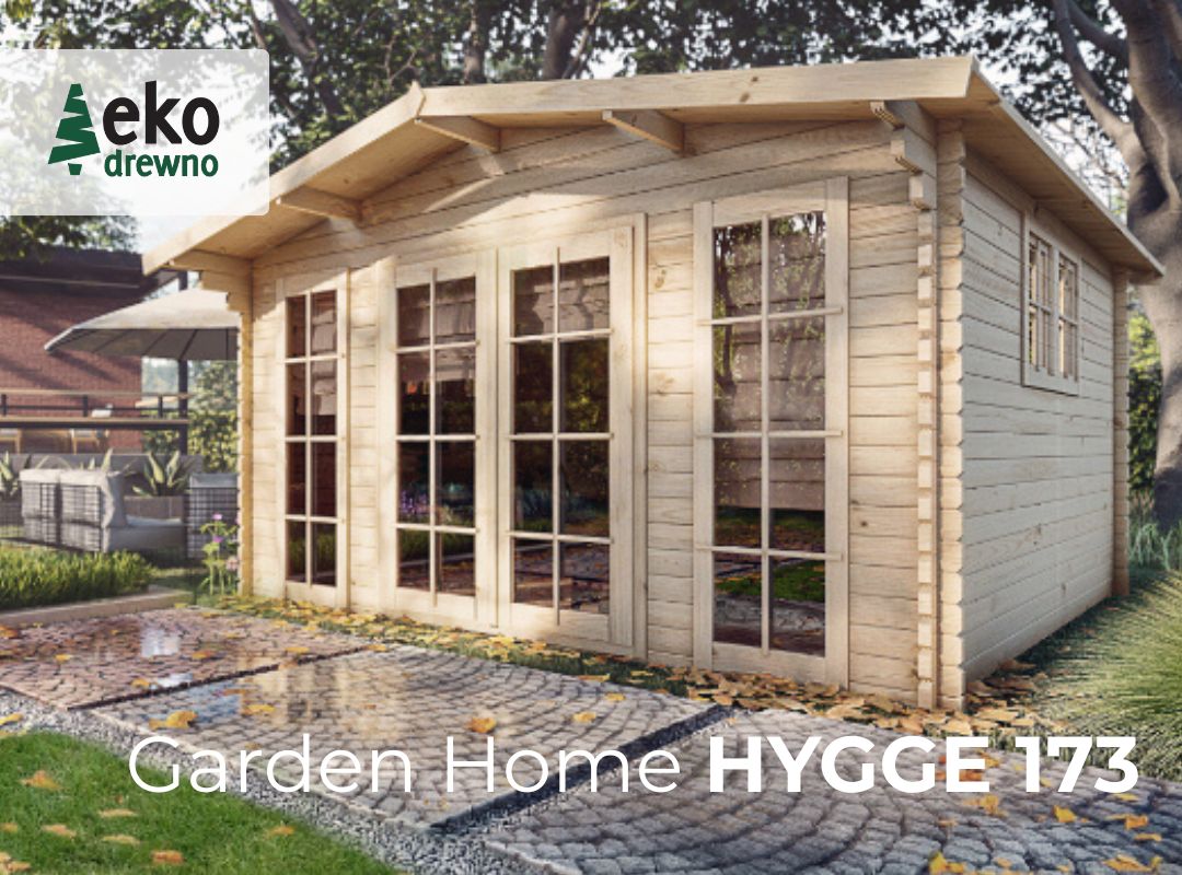 Gotowy prefabrykowany domek drewniany z montażem. Garden Home Hygge 173. EKODREWNO Wrocław (7) Gotowy prefabrykowany domek drewniany z montażem. Garden Home Hygge 173. EKODREWNO Wrocław (7)