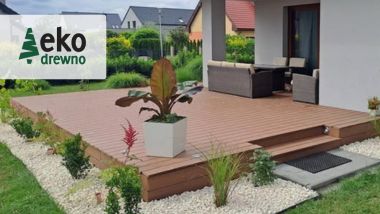 Kompozytowe deski tarasowe lite Kovalex EKODREWNO