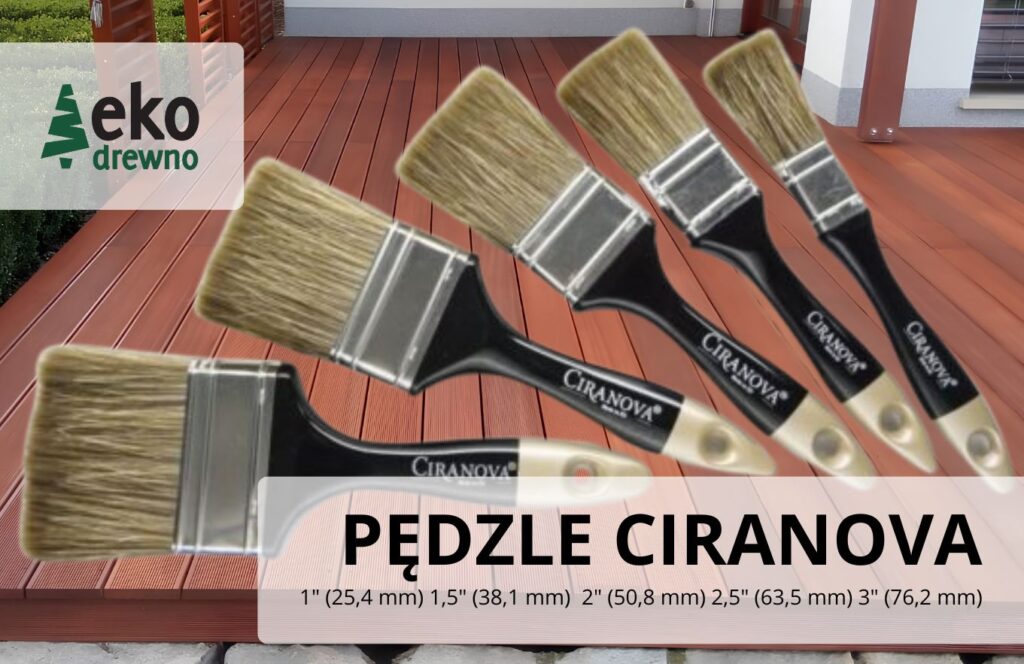 Pędzel CIRANOVA do malowania drewna. Wysokiej jakości pędzle do farby, oleju, bejcy, lakierobejcy, impregnatu do drewna. Pędzel szerokość 1″ (25,4 mm) 1,5″ (38,1 mm) 2″ (50,8 mm) 2,5″ (63,5 mm) 3″ (76,2 mm). Pędzel CIRANOVA do malowania drewna. Wysokiej jakości pędzle do farby, oleju, bejcy, lakierobejcy, impregnatu do drewna. Pędzel szerokość 1″ (25,4 mm) 1,5″ (38,1 mm) 2″ (50,8 mm) 2,5″ (63,5 mm) 3″ (76,2 mm).