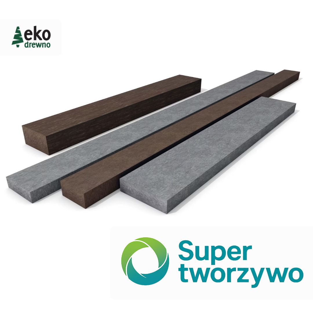 Tworzywo kompozyt z recyklingu SuperTworzywo Hahn Kunststoffe Hanit Hanimat Super Tworzywo EKODREWNO. Deski gładkie, Elementy konstrukcyjne i budowlane, Hodowla koni i stajnie