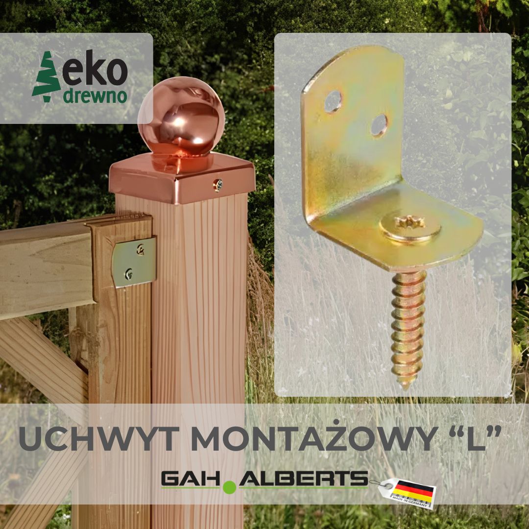Uchwyt montażowy typu L GAH ALBERTS do montażu penali ogrodzeniowych GAH213442. EKODREWNO Wrocław Uchwyt montażowy typu L GAH ALBERTS do montażu penali ogrodzeniowych GAH213442. EKODREWNO Wrocław
