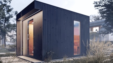 domek saunowy sauna ogrodowa ekodrewno 380×214
